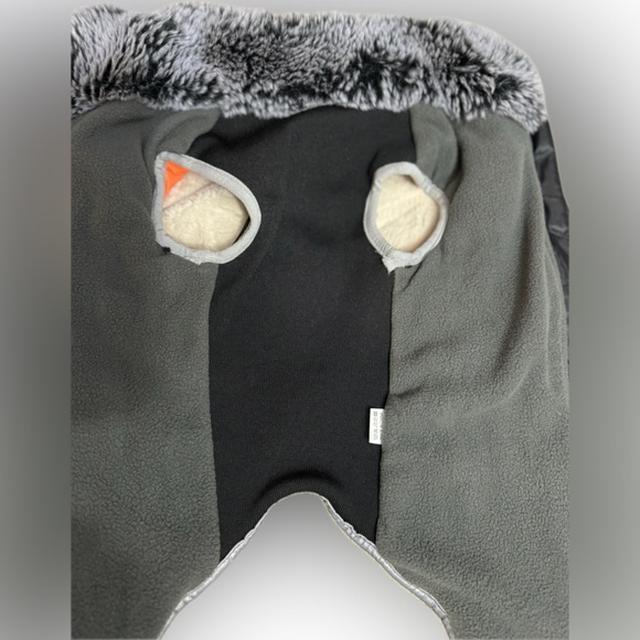 New Medium Weather Resistant, Reflective Orange Dog Jacket - Picture 3 of 3